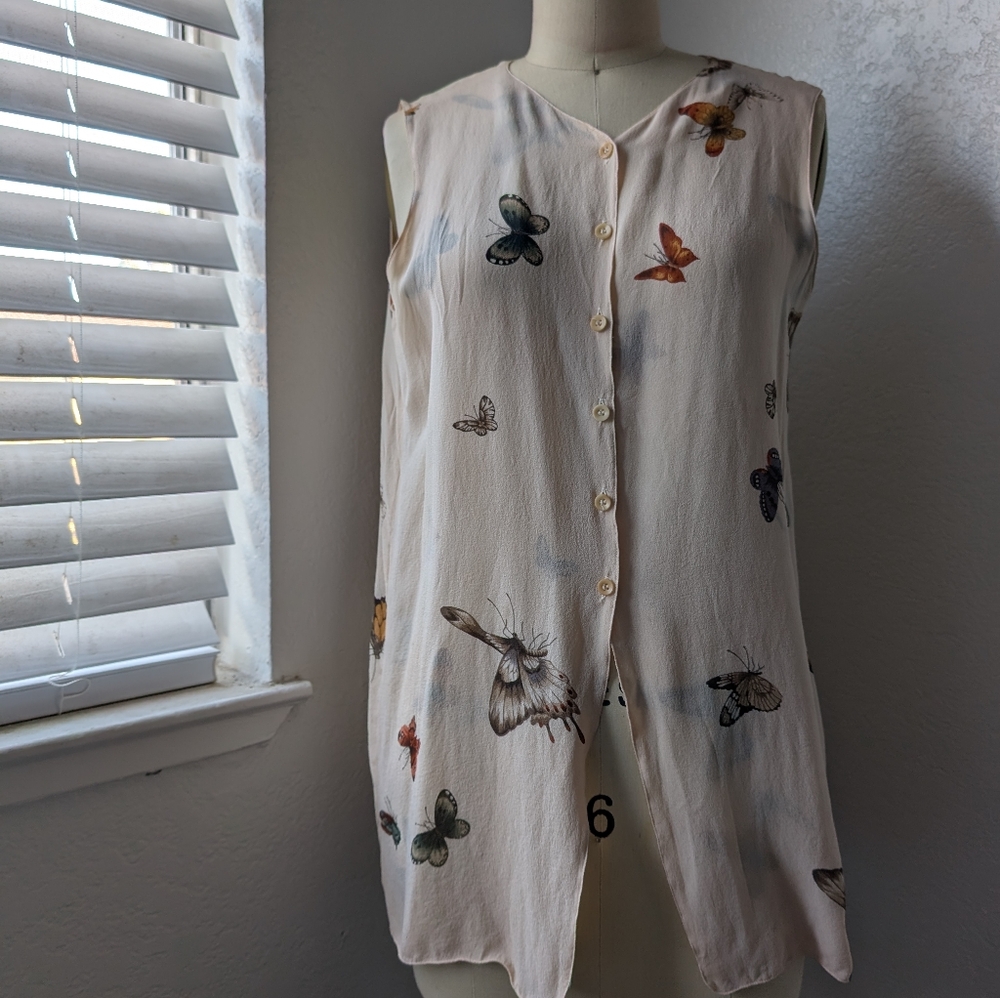 Silk Butterfly Tank/Vest